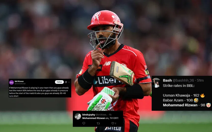 "Worst overseas signing": Fans' fury grows as Mohammad Rizwan's BBL struggles drag on